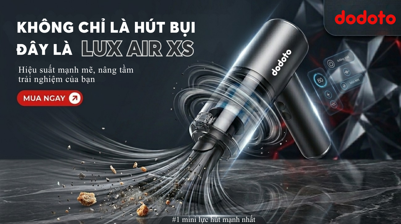 máy hút bụi cầm tay mini không dây lực hút siêu mạnh